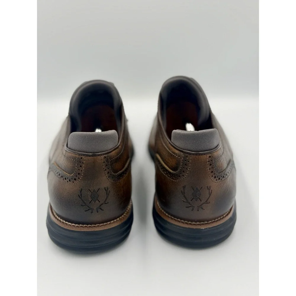 Martin Dingman Countryaire Cap Toe Oxfords US 13 Black Oak Pebble Grain Leather